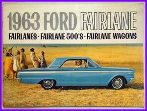 *1963 year * Ford fea lane English catalog *19.* Showa era 38 year *