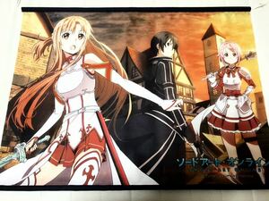 ソードアートオンライン SAO タペストリー　アスナ　キリト　リズ