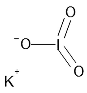 ヨウ素酸カリウム 99.8% 100g KIO3 無機化合物標本 試薬 試料