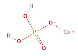 リン酸二水素セシウム 99.5% 25g CsH2PO4 無機化合物標本 試薬 試料