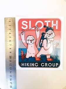 SLOTH HIKING GROUPステッカー