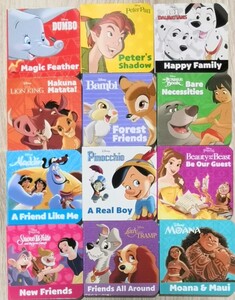 Disney Block Book ボードブック Disney Best Friends12冊