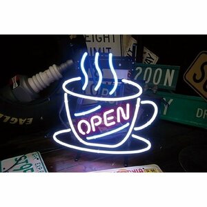 新品　CAFE OPEN ネオンライト　カフェ　オープン　NEON LIGHT アメリカ　USA 世田谷ベース　インテリア　店舗ディスプレイ