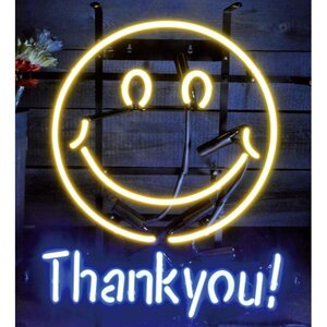 送料無料!! SMILE THANK YOU インスタ映え!! ネオンサイン