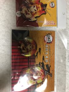 鬼滅の刃 煉獄杏寿郎 ボイスラバーチャーム 缶バッジ アクリルキーホルダー 缶バッジ&アクリルキーホルダーセット 無限列車編