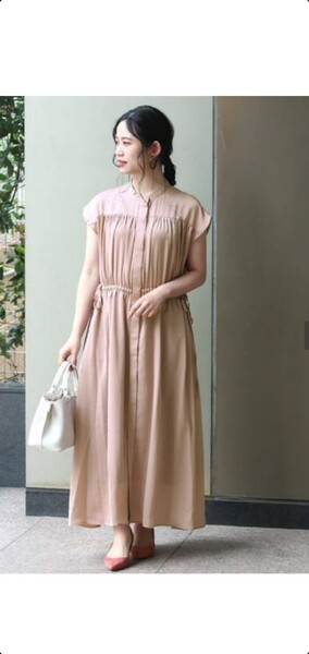 BAYCREW’S ヴィンテージサテンワンピース 春色ピンク 新品タグなし