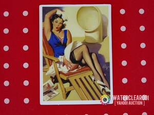 ▽▼▽23011-ExHS▽▼▽[VINTAGE SEXY LADY-STICKER] セクシーピンナップガール＊Russian & American