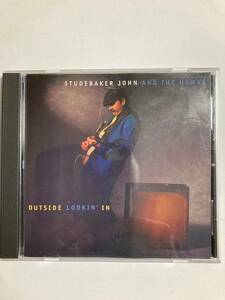 【ブルース】ステュードベイカー・ジョン（STUDEBAKER JOHN)＆ザ・ホークス「OUTSIDE LOOKIN' IN」(レア)中古CD、USオリジナル初盤、BL-402