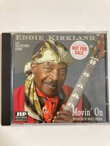 【ブルース】エディ―・カークランド（EDDIE KIRKLAND with Nutmeg Horns）「Movin' On」(レア）中古CD、英国オリジナルプロモ盤、BL-498