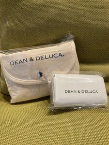 DEAN&DELUCA ショッピングバッグ ホワイト&ミニマムエコバッグ