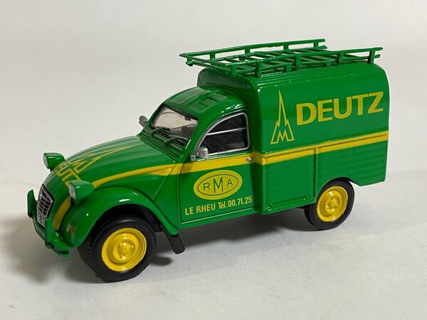 【Eligor Citroen 2CV Collection】シトロエン 2CV AKS 400 Deutz 1975 1/43