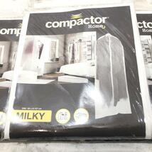 compactor コンパクター 衣装ケース ミルキー 60xH137 cm 3個 まとめ売り お得 F-542_画像2