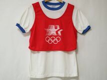 稀少 デッドストック ! 80s Levis リーバイス OLYMPIC ロサンゼルス オリンピック ロス五輪 ビンテージ Tシャツ US-S//2020 2021 東京 五輪_画像5