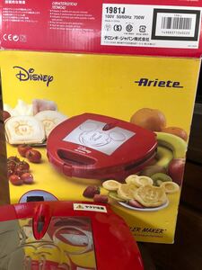 ディズニー ホットサンドメーカー ワッフルメーカー