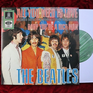 The Beatles/ビートルズ ALL YOU NEED IS LOVE/BABY YOU'RE A RICH MAN 2019シングルボックス バラ EU盤 (西ドイツ盤スリーブ) 21C26001