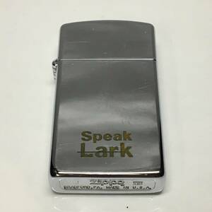 送料無料 Speak Lark スリム ZIPPO 1992年製 中古 ラーク