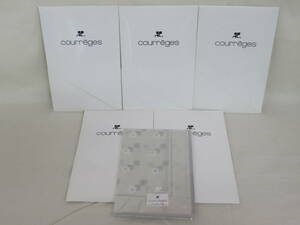  new goods unopened # Courreges #courreges handkerchie 5 pieces set paper in the case gray present little gift / gift moving / rotation go in / greeting etc. ~