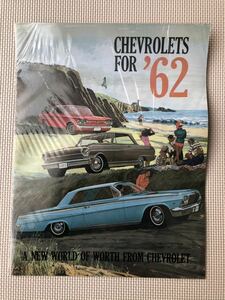 1962 シボレー　インパラ パンフレット CHEVROLET Impala Catalog カタログ lowrider ローライダー