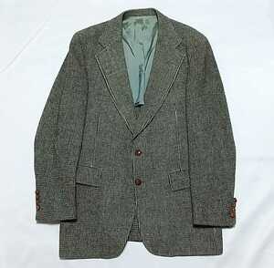 Harris Tweed ハリスツイード Bromwell Ltd. テーラードジャケット 80s～90s USA性 グレー