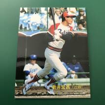 レアブロック　1989年　カルビー　プロ野球カード　89年　154番　近鉄　新井宏昌　美品　　　【管理NO:202-00】_画像1