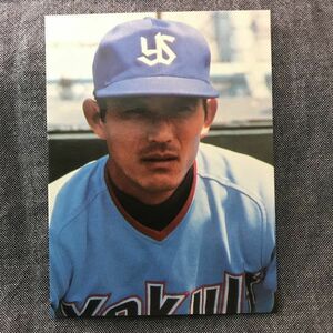 1979年　カルビー　プロ野球カード　79年　5月　24位　ヤクルト　松岡　　　　【管理NO:3-12】