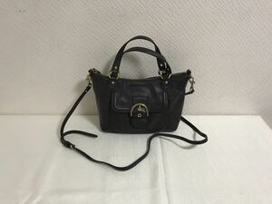 美品本物コーチCOACH本革レザー2wayミニトートビジネスショルダーバッグボストンバック茶ブラウントラベル旅行メンズレディース