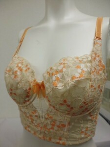 * used * Anne f rule correction underwear bra C75 orange large size . integer underwear correction underwear diet put on .. rare!*N21
