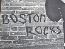 1980年 ビンテージ BOSTON ROCK フォトポスター 額入り モノクロ PHIL IN PHIASH ロック パンク neopolatin Prod ディスプレイ インテリア_画像4