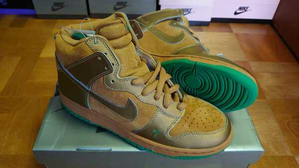 NIKE DUNK HIGH PRO SB LUCKY 7 ナイキ ダンク ハイ プロ SB ラッキー7 US9 27cm 305050-771 Wheat/Metallic Gold