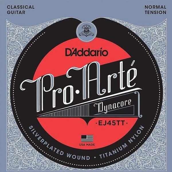 D'Addario EJ45TT Pro Arte Dynacore Titanium Trebles Normal ダダリオ クラシック弦