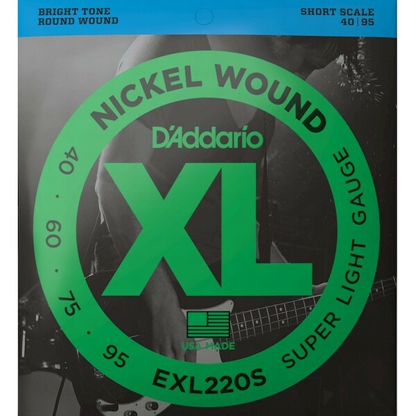 D'Addario EXL220S Nickel Wound 040-095 Short Scale ダダリオ ベース弦