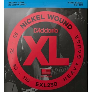 D'Addario EXL230 Nickel Wound 055-110 Heavy ダダリオ ベース弦