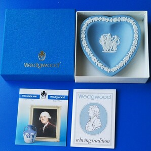 ウェッジウッド WEDGWOOD ジャスパー ハートプレート 小皿 箱付き
