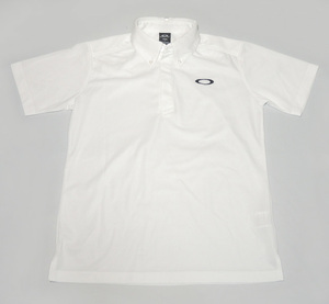 OAKLEY（オークリー）／メンズ半袖ボタンダウンポロシャツ-ENHANCE TECHNICAL POLO.18.02 434200JP/sizeM（ホワイト）-／管DCLQ