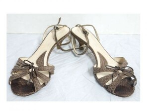  Alessandro Dell'Acqua sandals 38.5 24.0-24.5cm Italy made F568-64