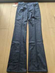 [ новый товар не использовался ]7 for all mankind Seven For All Mankind flair джинсы ботинки cut Denim размер 28