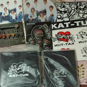 KAT-TUN ツアーグッズセット 2005 2006 缶バッジ キーホルダー パンフレット シール ミラー等