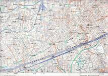 昭和59年国土地理院中野地図1/10000　警察大学校・中野電車区・佼成学園、東電等グラウンド・和田堀変電所・高千穂商科大学・福寿院等_画像8