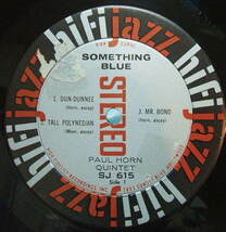 ３枚で送料無料【米Hi Fi Jazz】Paul Horn/Something Blue_画像2