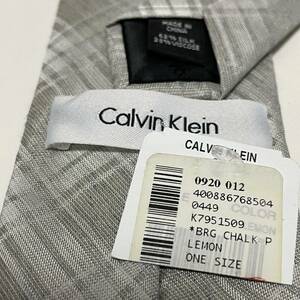 カルバンクライン（Calvin Klein) チェックネクタイ 新品　未使用　タグ付き