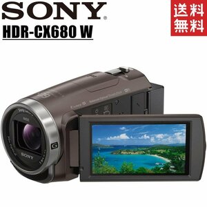 ソニー SONY HDR-CX680 ブラウン デジタルビデオカメラ 光学30倍 内蔵メモリー64GB ハンディカム