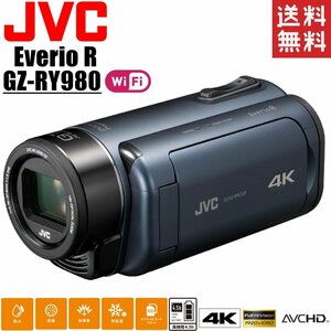  Victor JVC KENWOOD Everio R GZ-RY980-A 4K correspondence video camera deep ocean blue Wi-Fi installing used 