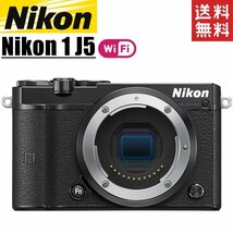 ニコン Nikon 1 J5 ボディ ブラック ミラーレス カメラ レンズ 中古_画像1