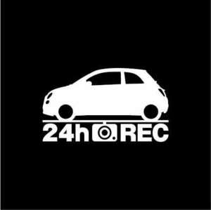 [do RaRe ko] Fiat 500[312 серия ] более ранняя модель 24 час видеозапись средний стикер 