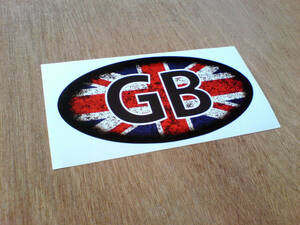 ◆海外 送料無料◆ UNION JACK GB ユニオンジャック 125mm / ステッカー シール