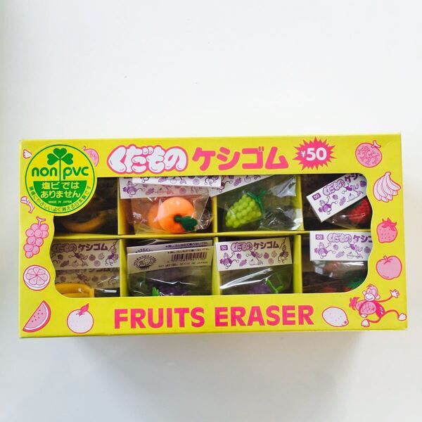 イワコー くだもの ケシゴム 60個 5種