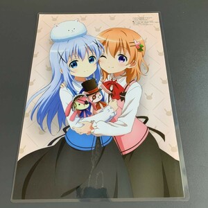 ご注文はうさぎですか？？　ココア　チノ　戦姫絶唱シンフォギア　切抜き ラミネート処理品 加工品 切抜 切り抜き A4　イラスト　Dはれ