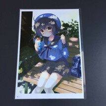 七尾奈留　8 切抜き ラミネート処理品 加工品 切り抜き A4 イラスト PT_画像2