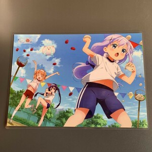 ご注文はうさぎですか？？　運動会　チノ　ラミネート　処理品 加工品 切抜 A4サイズ　イラスト　Dろへ