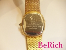 ルチオ LUCIO レディース 腕時計 L-105 ゴールド 文字盤 SS 4P ダイヤ アナログ クォーツ QZ ウォッチ 【中古】 ht2206_画像4